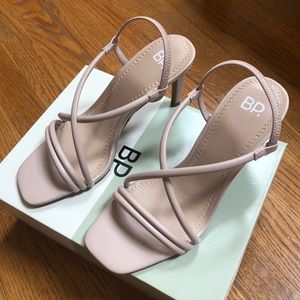 NEW IN BOX BP strappy heels